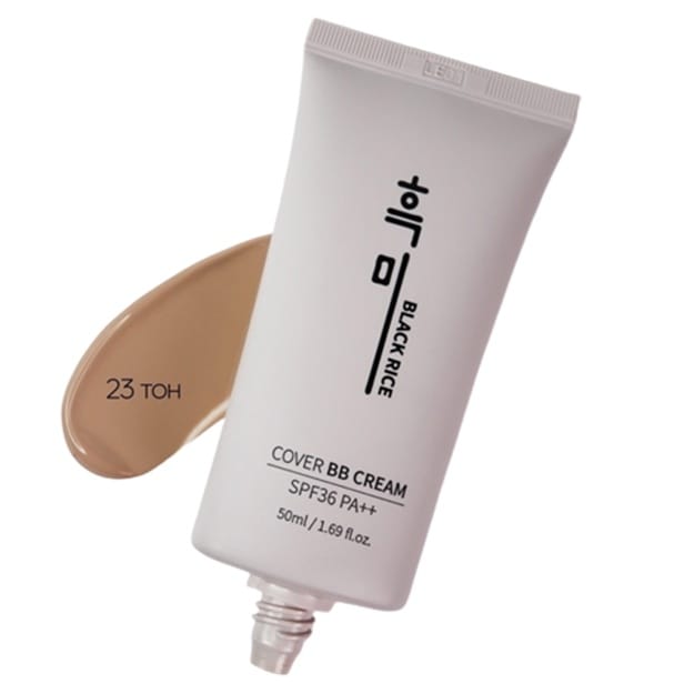 ПРИЕДЕТ ДО 31.03 Увлажняющий BB-крем с экстрактом чёрного риса Black Rice Cover BB Cream SPF36 тон 23