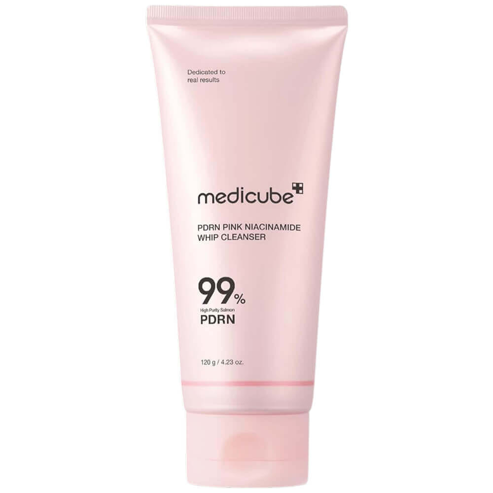 ПРИЕДЕТ ДО 10.04.26 Пенка для глубокого очищения с ПДРН Medicube PDRN Pink Niacinamide Whip Cleanser 120мл