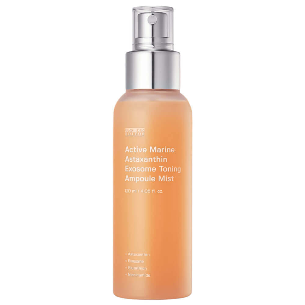 Осветляющий ампульный мист с астаксантином Sungboon Editor Active Marine Astaxanthin Exosome Toning Ampoule Mist 120мл