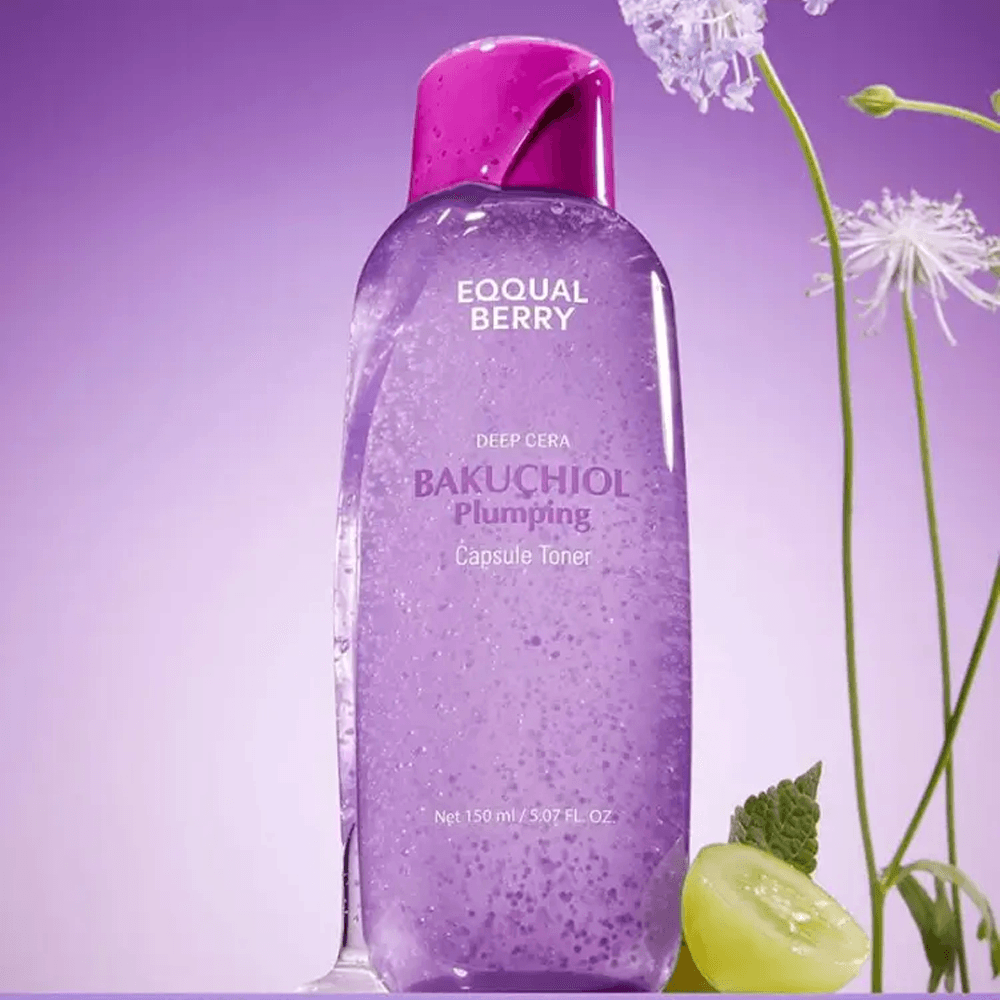 Увлажняющий тонер с бакучиолом EQQUALBERRY Bakuchiol Plumping Capsule Toner 150мл