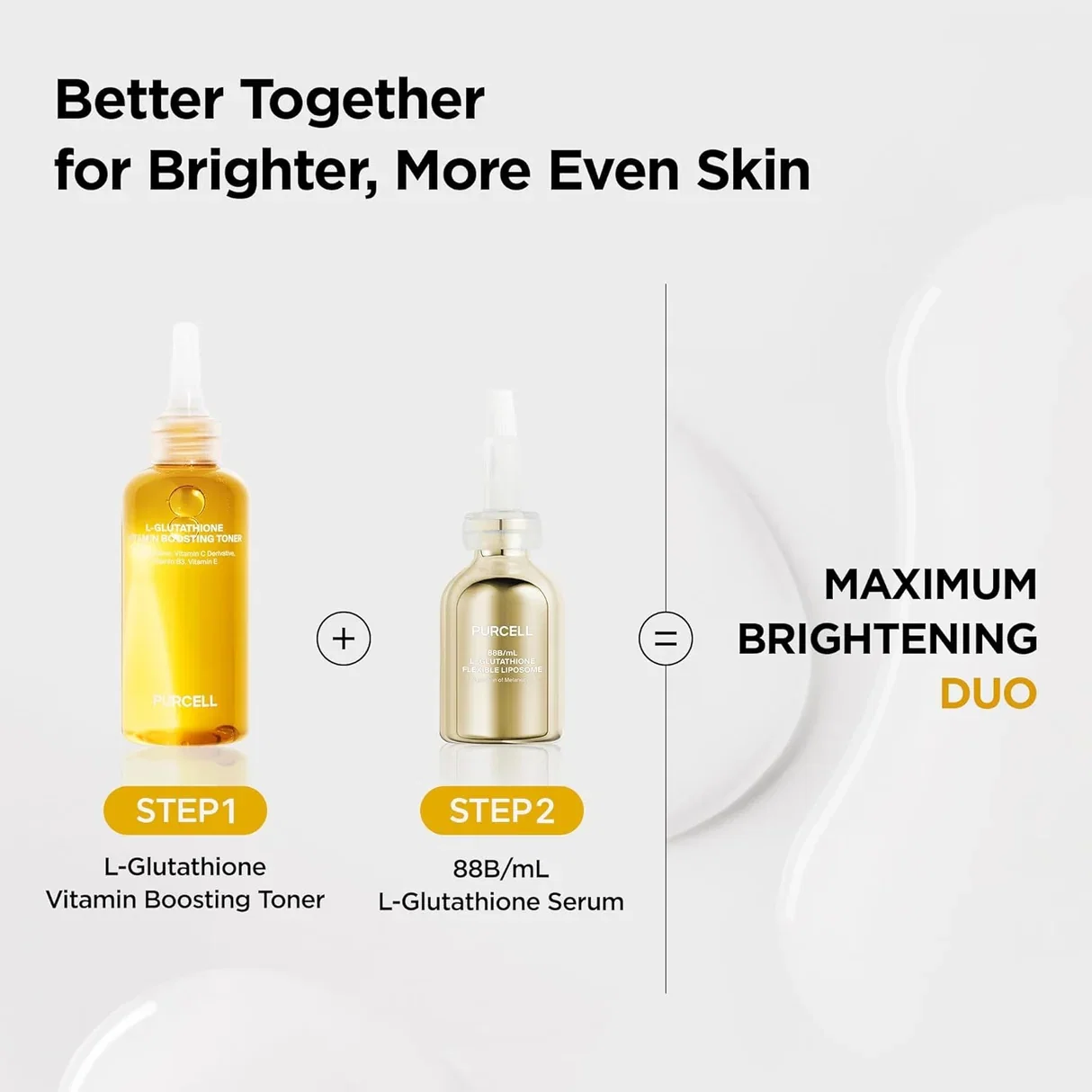 Осветляющая ампульная сыворотка с липосомальным глутатионом PURCELL L-Glutathione Flexible Liposome 30мл