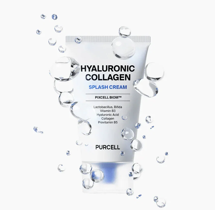 Лёгкий увлажняющий крем с низкомолекулярной гиалуроновой кислотой PURCELL Pixcell Biom Hyaluronic Collagen Splash Cream 50мл