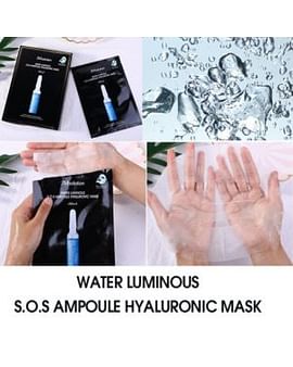Ультратонкая маска с гиалуроновой кислотой JM Solution Water Luminous S.O.S. Ampoule Hyaluronic Mask 35ml