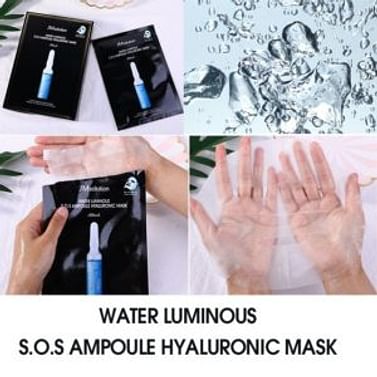Ультратонкая маска с гиалуроновой кислотой JM Solution Water Luminous S.O.S. Ampoule Hyaluronic Mask 35ml