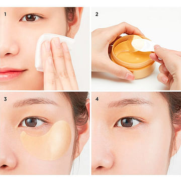 Патчи гидрогелевые с шёлком и золотом JM Solution Golden Cocoon Home Esthetic Eye Patch 60шт