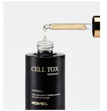 Омолаживающая ампульная сыворотка с растительными стволовыми клетками MEDIPEEL Cell Toxing Dermajours Ampoule 100 ml