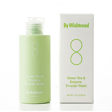 Энзимная пудра с зелёным чаем By Wishtrend Green tea & enzyme powder wash 110г