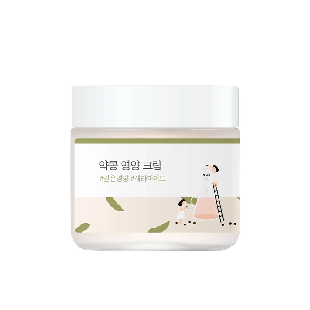 Питательный крем с чёрной соей Round Lab Soybean Nourishing Cream 80ml