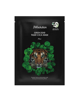 Регенерирующая маска для лица с центеллой JM Solution Green Dear Tiger Cica Mask 30 мл