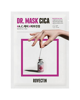 Успокаивающая тканевая маска для лица с центеллой ROVECTIN Skin Essentials Dr. Mask Cica 25мл