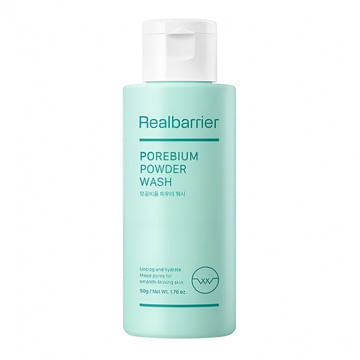 Энзимная пудра с кислотами для глубокого очищения Real Barrier Porebium Powder Wash 50ml