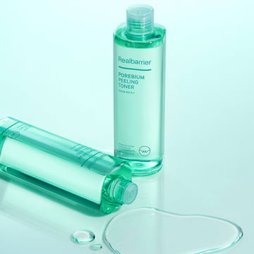 Энзимный пилинг-тоник для борьбы с черными точками Real Barrier Porebium Peeling Toner 305ml
