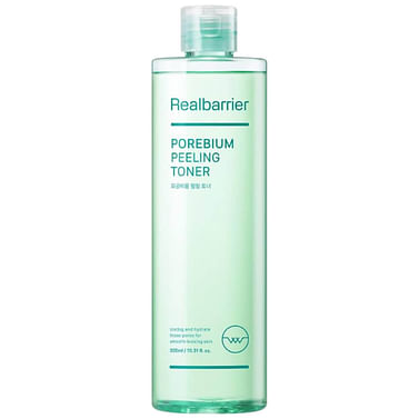 Энзимный пилинг-тоник для борьбы с черными точками Real Barrier Porebium Peeling Toner 305ml