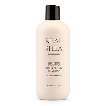 Питательный шампунь для повреждённых волос с маслом ши RATED GREEN Cold Pressed Shea Butter Nourishing Shampoo 400мл