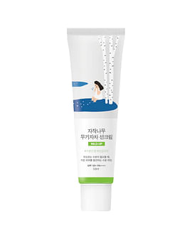 Солнцезащитный крем с берёзовым соком Round Lab Birch Juice Moisturizing Mild-Up Sunscreen 50мл Солнцезащитный крем с берёзовым соком Round Lab Birch Juice Moisturizing Mild-Up Sunscreen 50мл