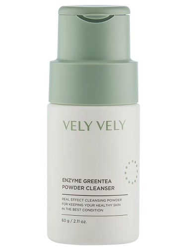 Энзимная пудра для умывания с зеленым чаем Vely Vely Enzyme Green tea Powder Cleanser 60 г