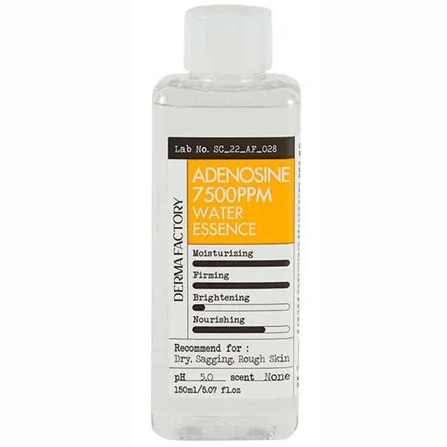 Коллагеновый тонер-эссенция для упругости кожи с аденозином Derma Factory Adenosine 7500 ppm water essence 150мл