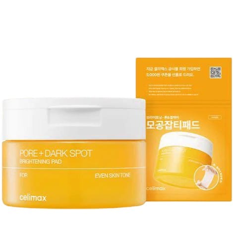 Тонер-пэды для выравнивания тона и рельефа кожи Celimax Pore+dark spot brightening pad 10шт 40шт 80шт