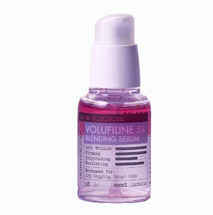 Сыворотка антивозрастная двухфазная с волюфилином Derma Factory Volufiline 5 blending serum 30мл