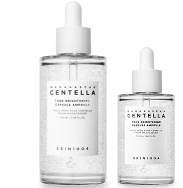 Осветляющая сыворотка для лица с центеллой SKIN1004 Madagascar centella tone brightening capsule ampoule 100мл