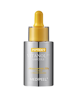 Лифтинг-ампула с пептидами и 20% ниацинамида MEDIPEEL Peptide 9 Vitanol Ampoule PRO 30мл Лифтинг-ампула с пептидами и 20% ниацинамида MEDIPEEL Peptide 9 Vitanol Ampoule PRO 30мл