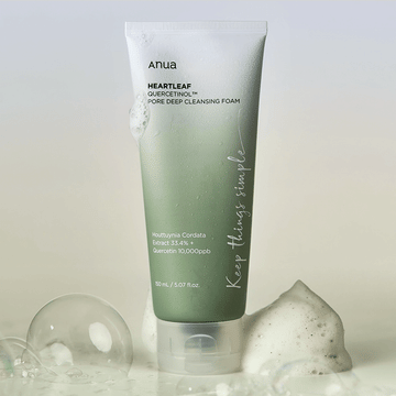 Пенка-скраб с кверцетинолом для очищения пор Anua Heartleaf Quercetinol Pore Deep Cleansing Foam 150гр