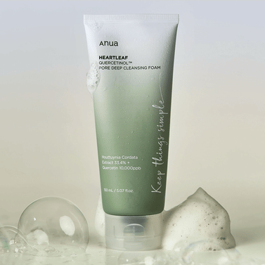 Пенка-скраб с кверцетинолом для очищения пор Anua Heartleaf Quercetinol Pore Deep Cleansing Foam 150гр