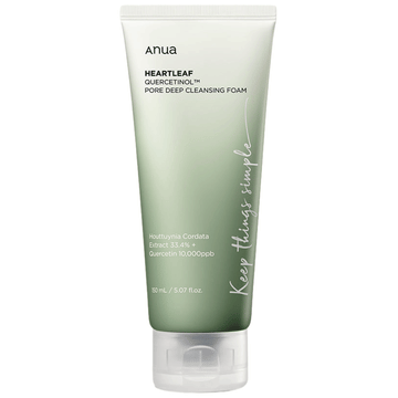 Пенка-скраб с кверцетинолом для очищения пор Anua Heartleaf Quercetinol Pore Deep Cleansing Foam 150гр