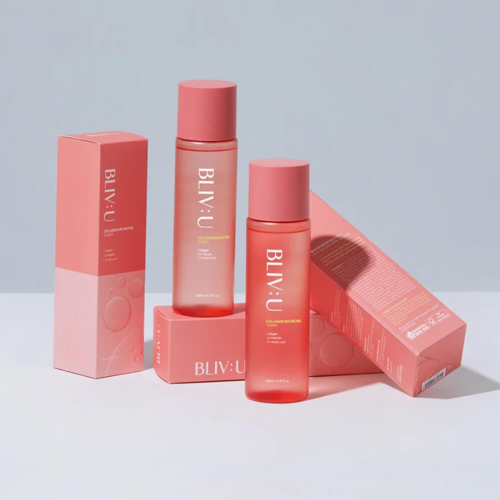 Коллагеновый тонер для лица с пептидами BLIV U Collagen Bouncing Toner 200мл