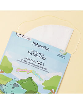 Тканевая маска с чайным деревом против воспалений JM Solution Deco Pick Tea Tree Mask Тканевая маска с чайным деревом против воспалений JM Solution Deco Pick Tea Tree Mask