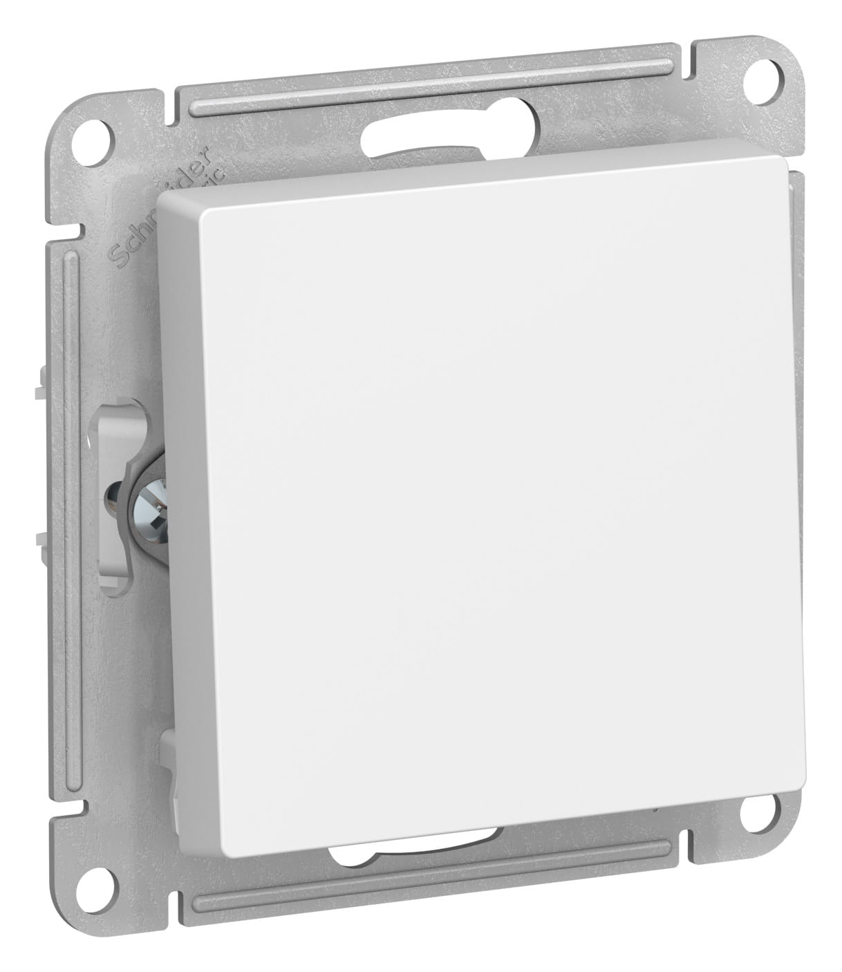 Выключатель AtlasDesign с самовозвратом 1-клавишный, 10А, механизм Белый Schneider Electric ATN000115