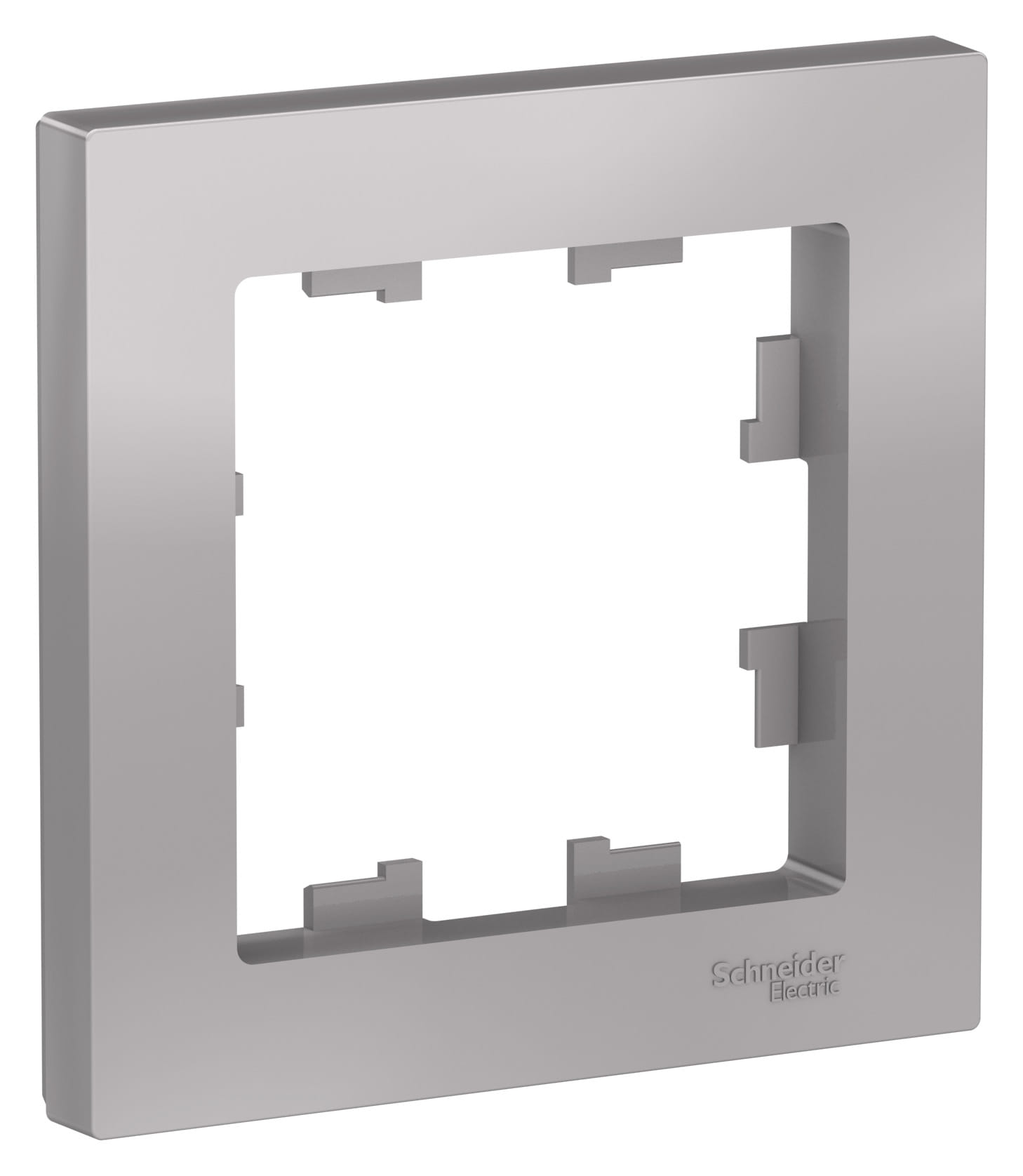 Рамка AtlasDesign 1-постовая Алюминий Schneider Electric ATN000301