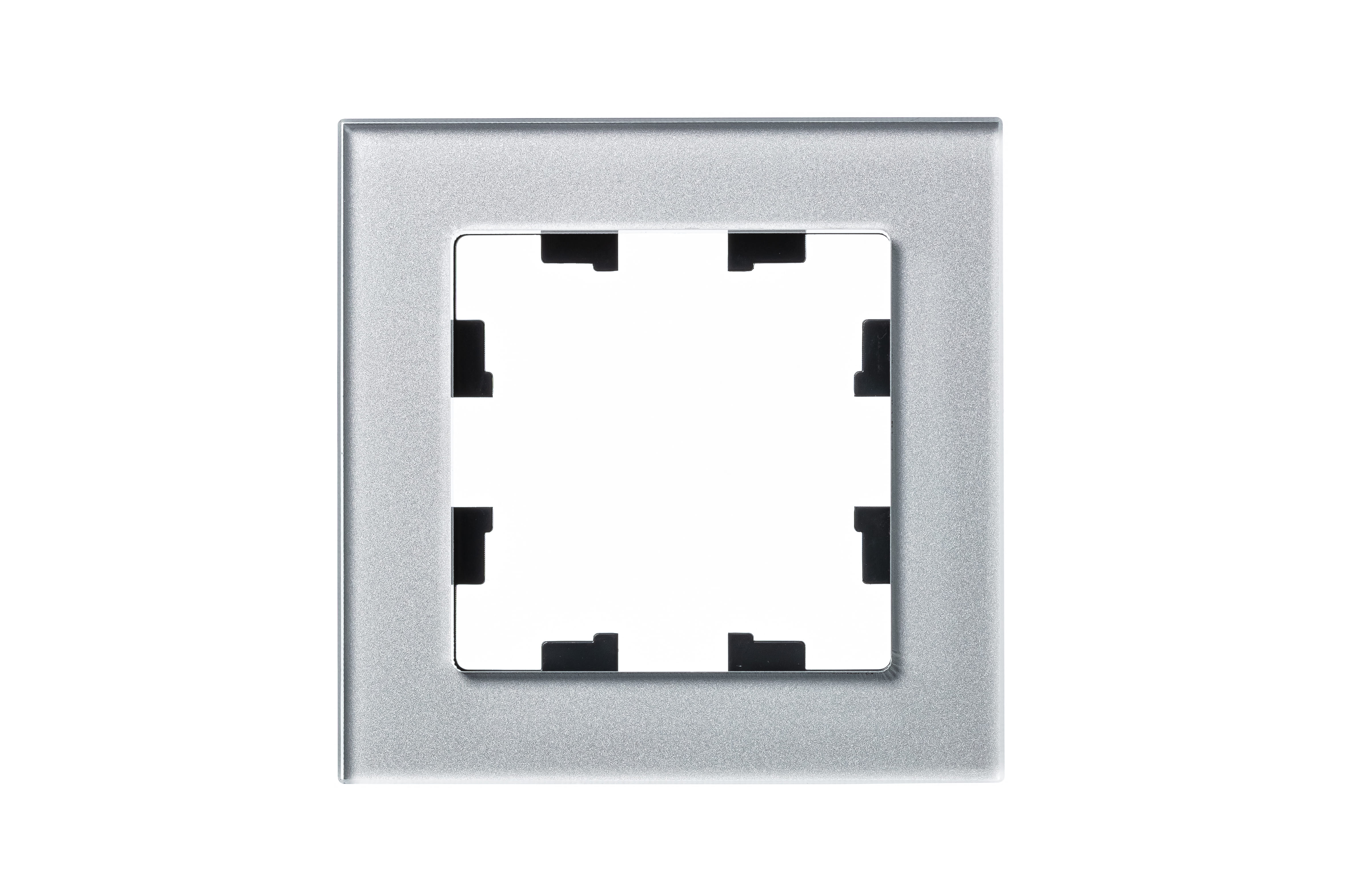 Рамка AtlasDesign Органическое стекло Алюминий Schneider Electric ATN320301