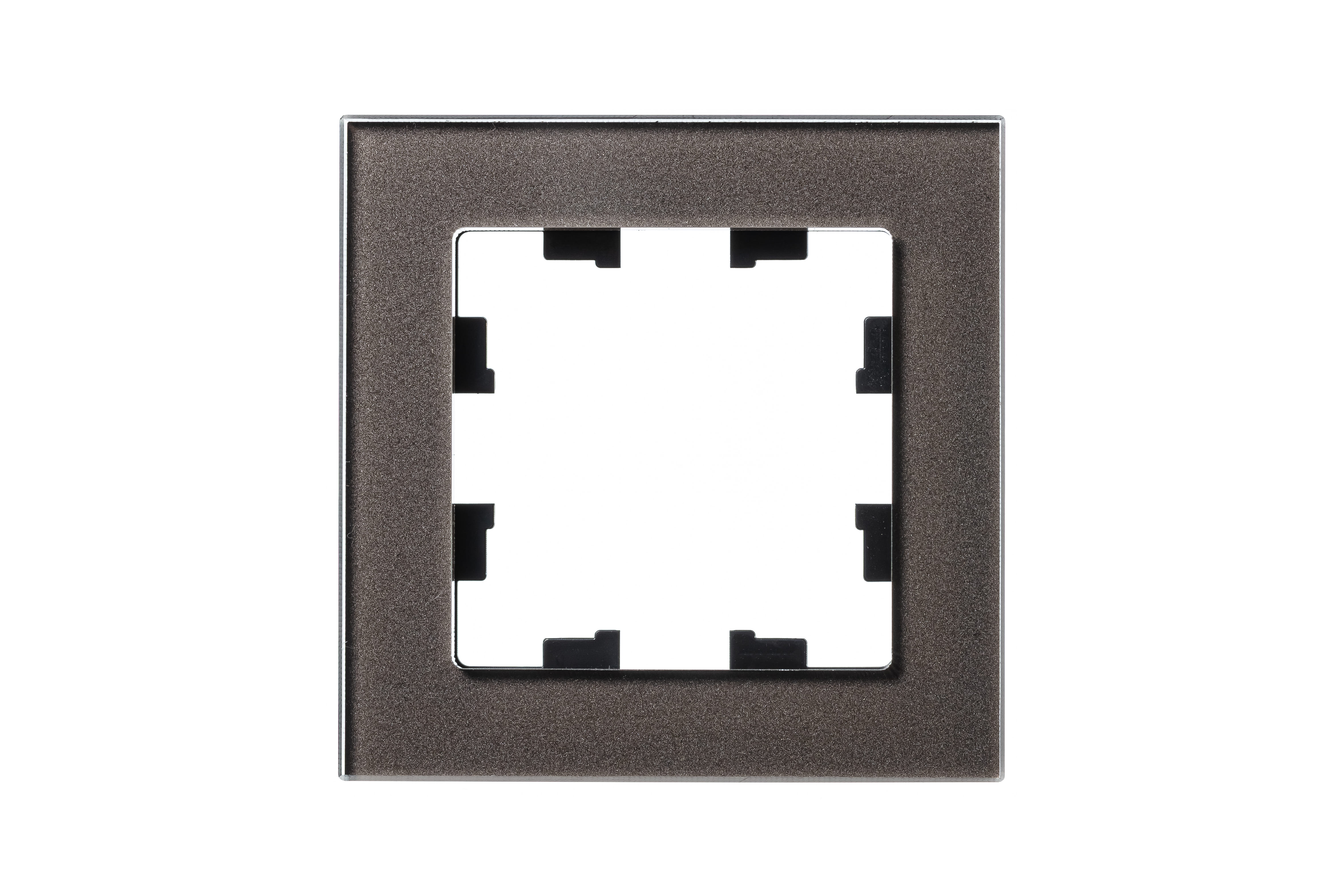 Рамка AtlasDesign Органическое стекло Мокко Schneider Electric ATN320601