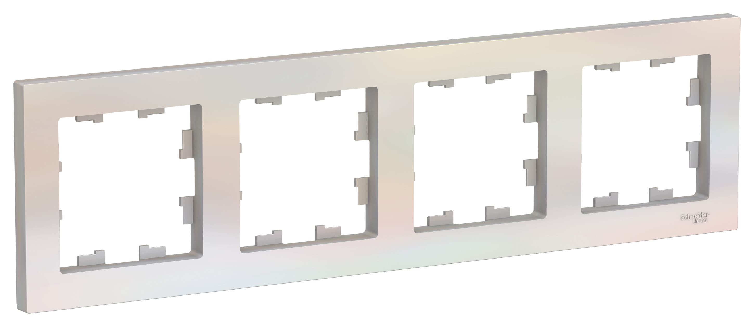 Рамка AtlasDesign 4-постовая Жемчуг Schneider Electric ATN000404