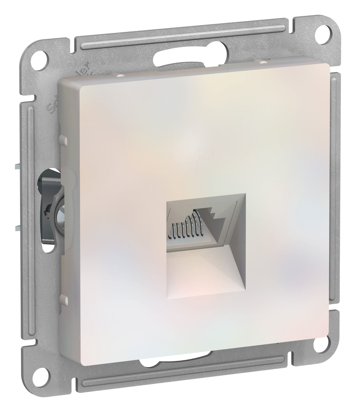 Розетка AtlasDesign компьютерная RJ45, механизм Жемчуг Schneider Electric ATN000483