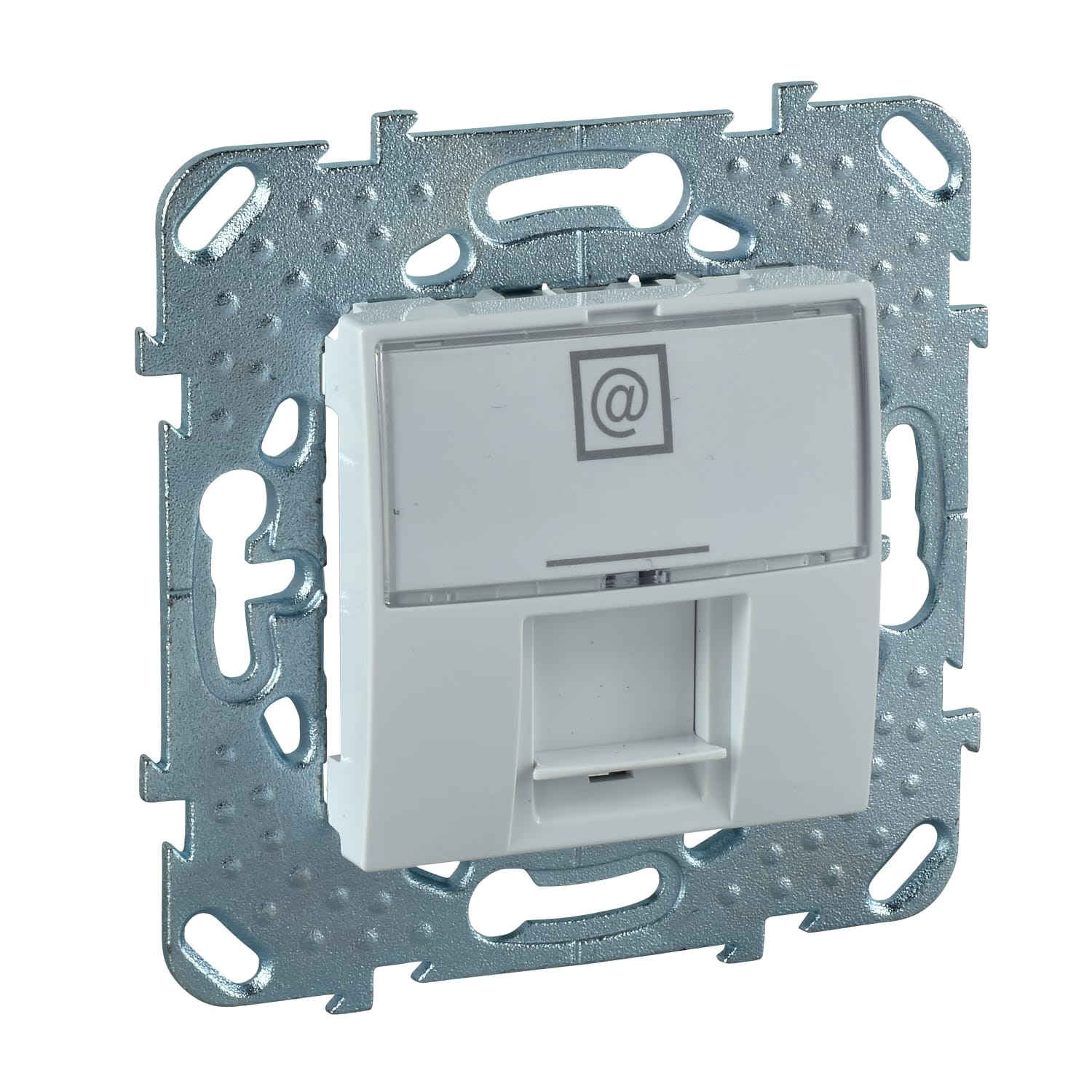Розетка скрытой установки Уника комп RJ45 кат.5E без рамки (механизм) Белый Schneider Electric MGU5.421.18ZD
