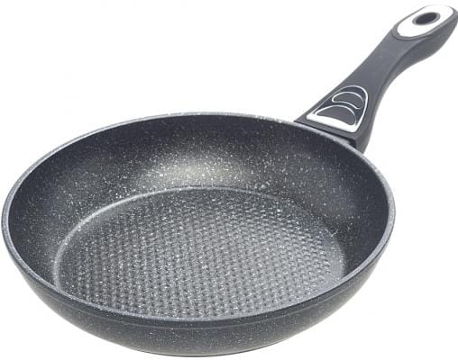 Сковорода BK-3767 24см мрамор. с крышкой BEKKER