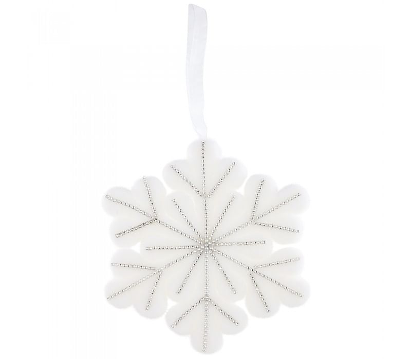 Подвеска "СНЕЖИНКА В СТРАЗАХ" 30см 860-1016 Lefard