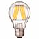 Лампа LED E27 8Вт 4000К А60 LED-F прозрачный филамент HORIZONT