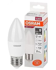 Лампа ЛЕД E27 6,5Вт свеча LVCLB60 7SW/840 OSRAM 579477