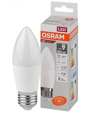 Лампа ЛЕД E27 7,5Вт свеча LVCLB75 10SW/830 OSRAM 579538