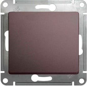 Переключатель перекрестный Glossa 1-клавишный, 10А, механизм Платина Schneider Electric GSL001271
