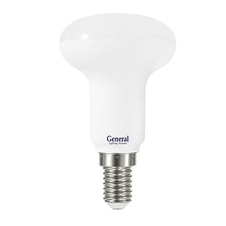 Лампа LED E14 5Вт матовая GLDEN-R50-B-5-230-E14-4000 660164 General 660164