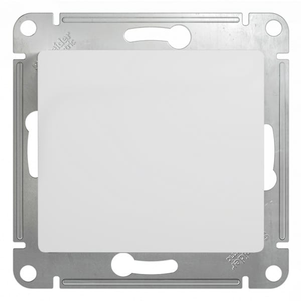 Переключатель перекрестный Glossa 1-клавишный, 10А, механизм Белый Schneider Electric GSL000171