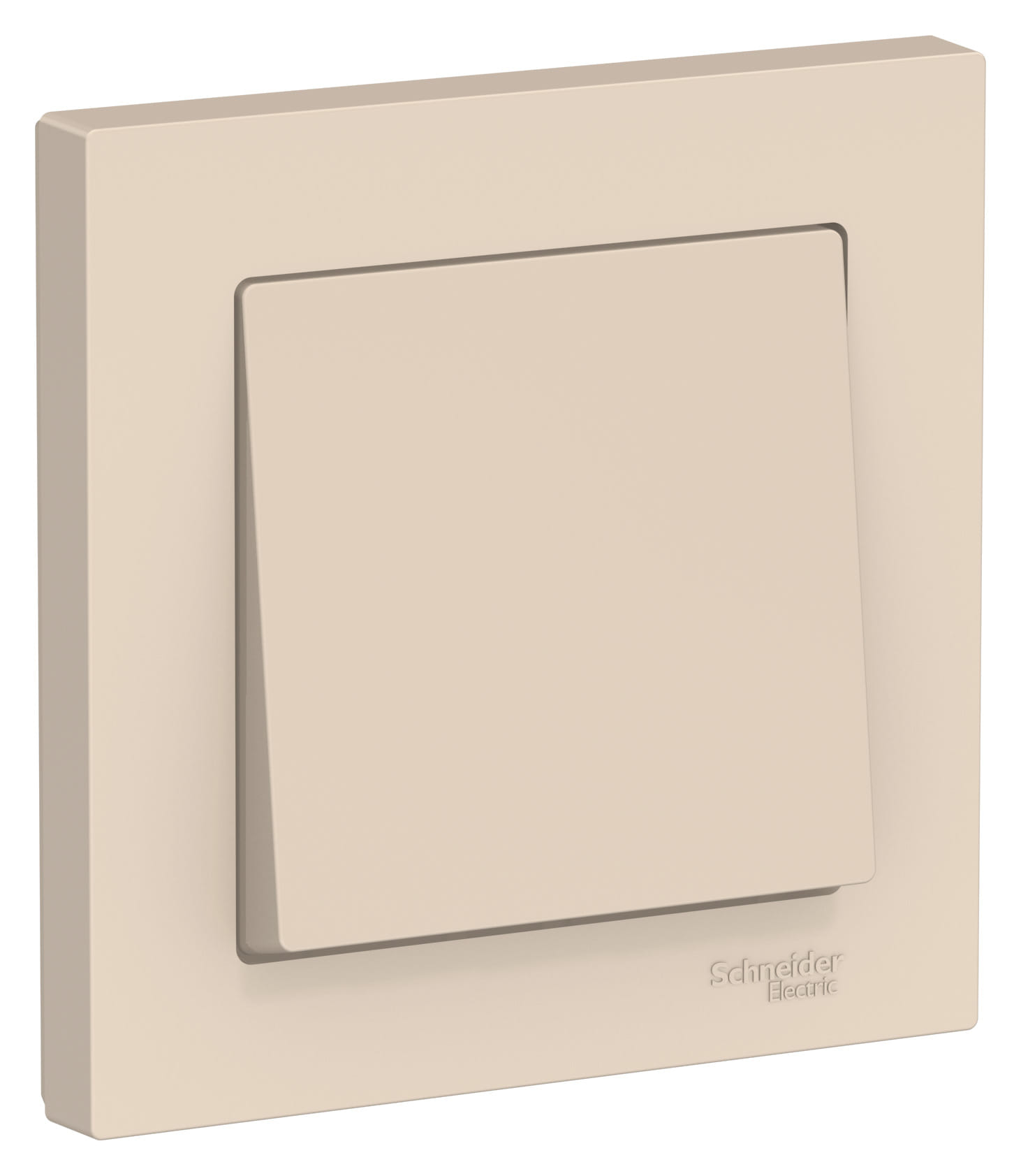 Выключатель AtlasDesign 1-клавишный, 10А, в сборе, Бежевый Schneider Electric ATN000212