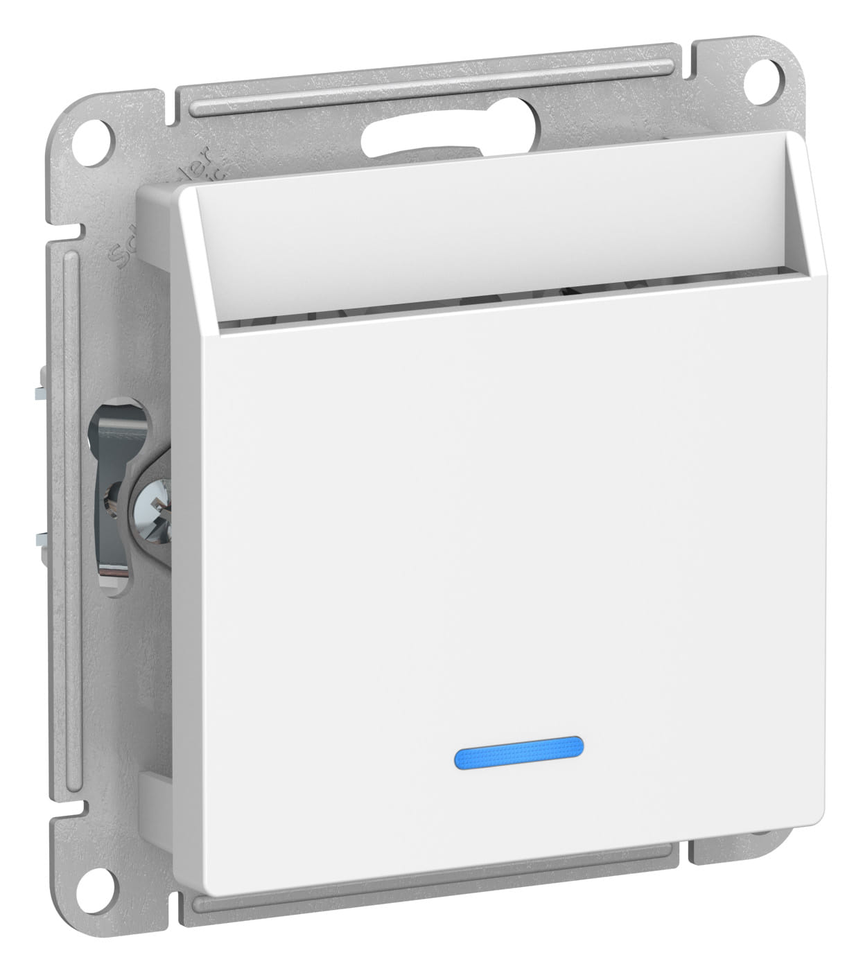 Выключатель AtlasDesign карточный без задержки времени, 10А, механизм Белый Schneider Electric ATN000167