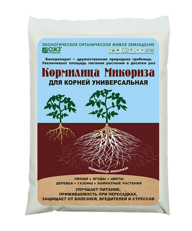 Кормилица Микориза для корней универсальная 1л ОЖЗ Кузнецова
