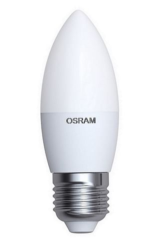 Лампа LED E27 7Вт свеча CLB60 7W/830 230V FR OSRAM 4058075479807