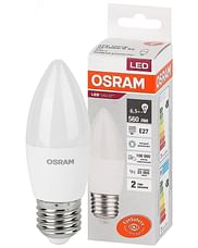 Лампа LED E27 6,5Вт свеча LVCLB60 7SW/865 OSRAM 579507